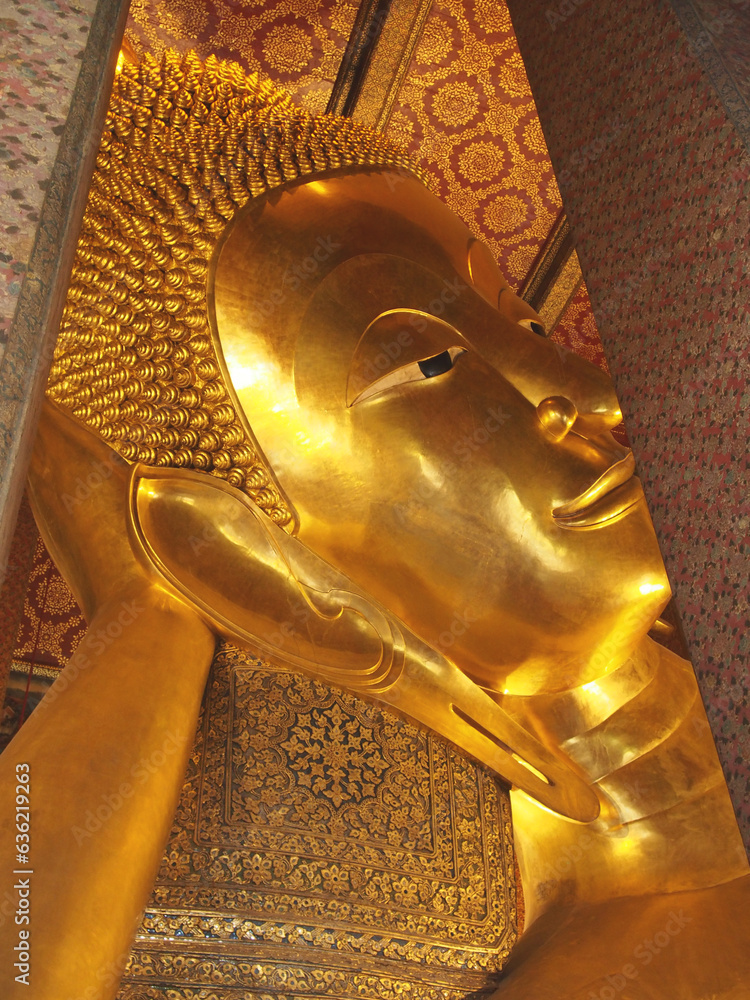 Golden Buddha In Wat Pho Temple (Wat Phra Chetuphon), Bangkok, Thailand, Southeast Asia, Asia