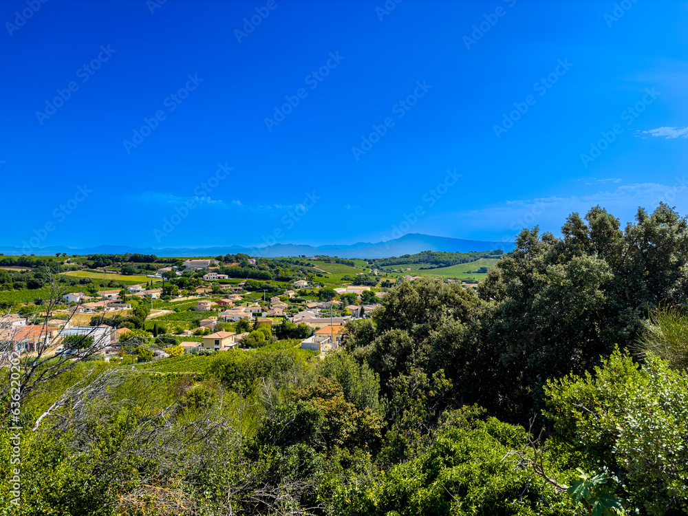 Discovering the Essence of History: Street View of Old Village Chateauneuf-du-Pape