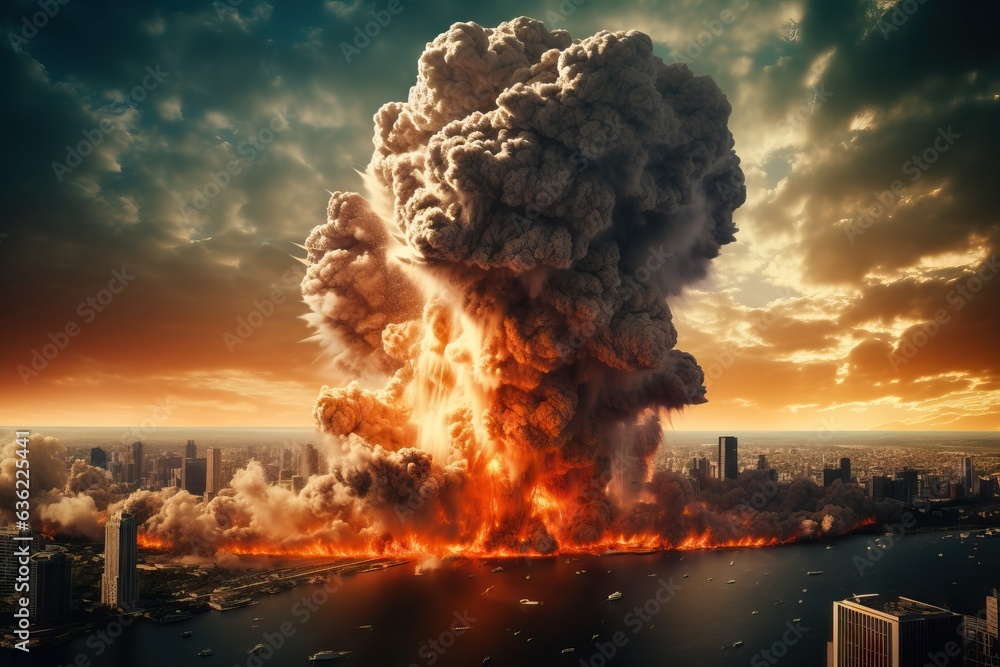 massive blast in the sky triggers catastrophic event