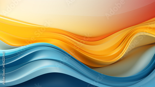 blue and yellow gradient background