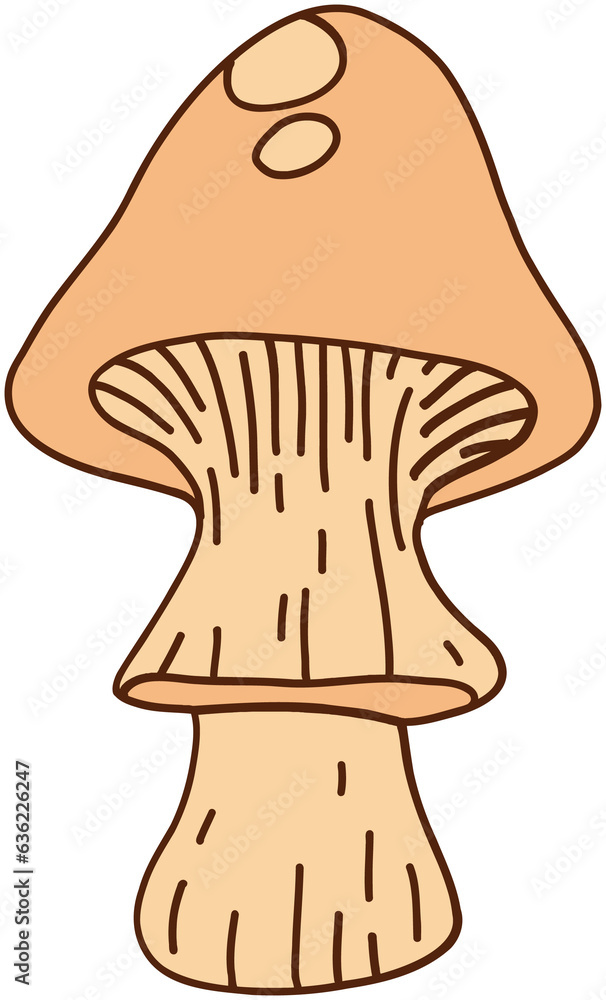 doodle freehand sketch drawing of wild mushroom mushroom. doodle freehand sketch drawing of wild mushroom mushroom.