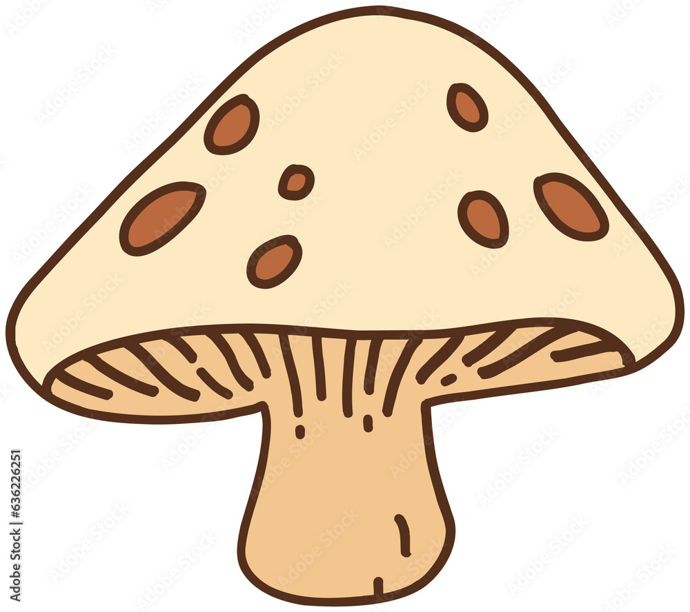 doodle freehand sketch drawing of wild mushroom mushroom. doodle freehand sketch drawing of wild mushroom mushroom.