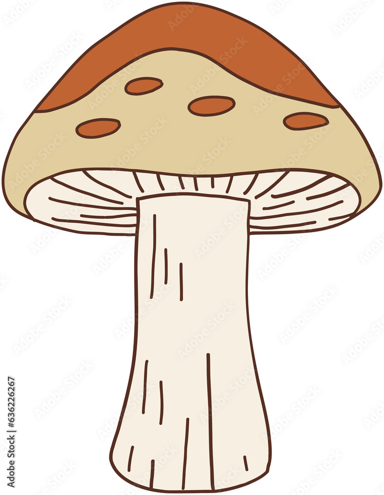 doodle freehand sketch drawing of wild mushroom mushroom. doodle freehand sketch drawing of wild mushroom mushroom.