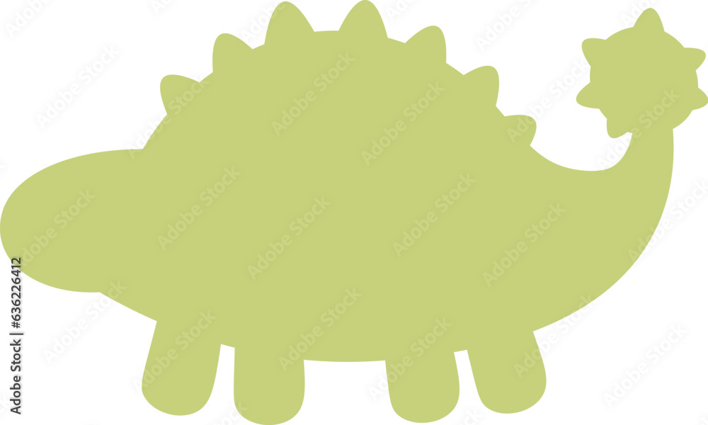 Obraz premium Baby Dinosaur Silhouette