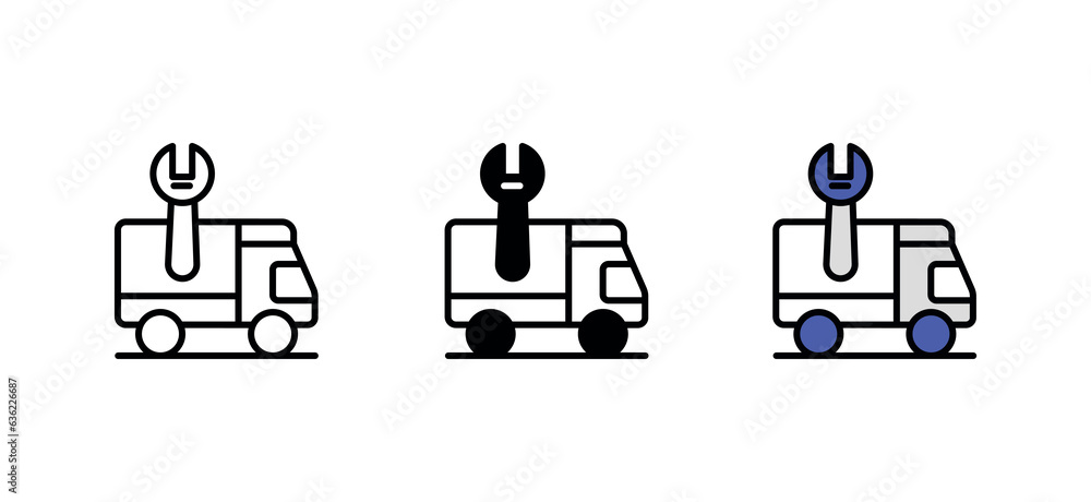 Auto Industry icon design with white background stock illustration Auto Industry icon design with white background stock illustration