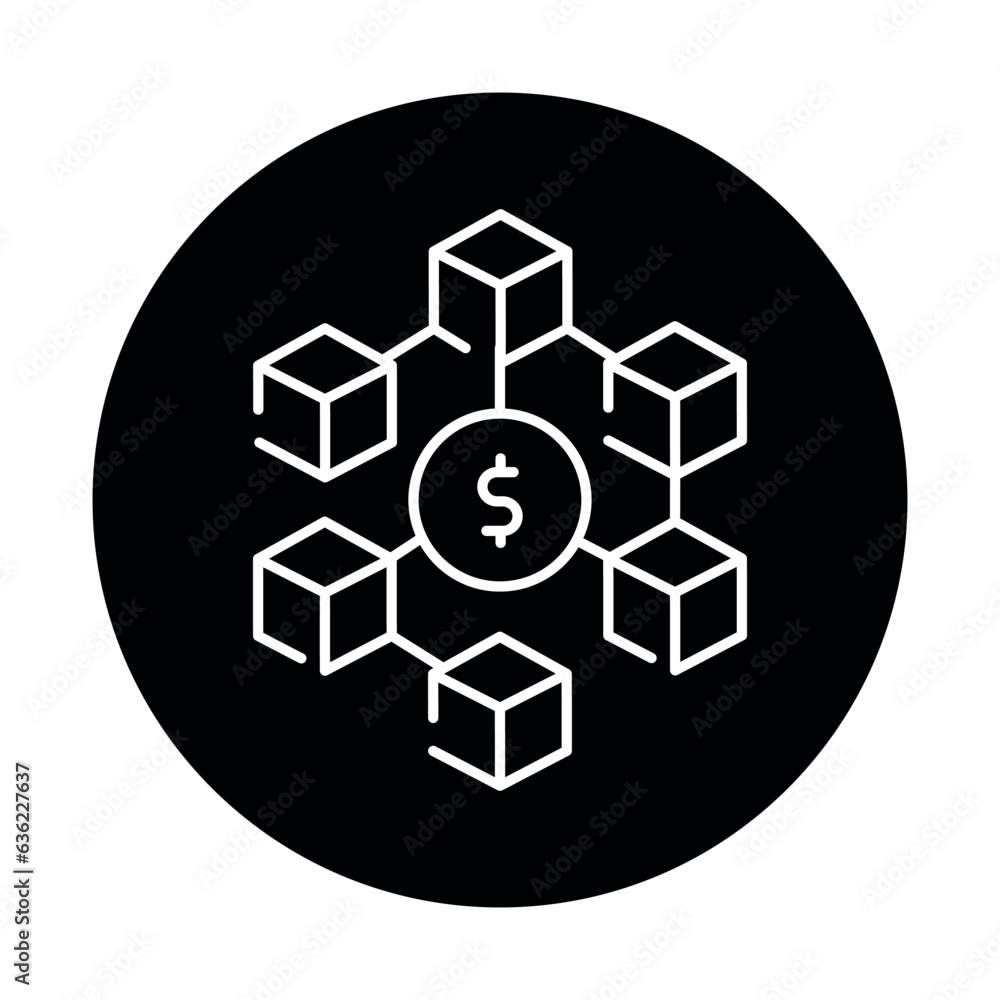 DeFi line icon. Virtual money. DeFi line icon. Virtual money.