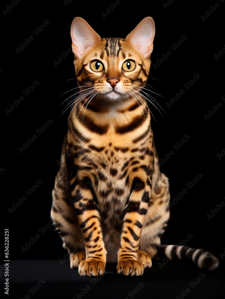 bengal cat portrait bengal cat portrait