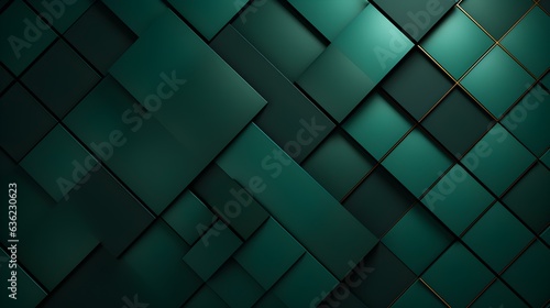 Wallpaper Mural Grid Texture in Dark Green Colors. Futuristic Background Torontodigital.ca
