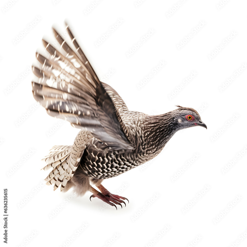 beautiful pheasant flying in the sky above the forest. beautiful pheasant flying in the sky above the forest.