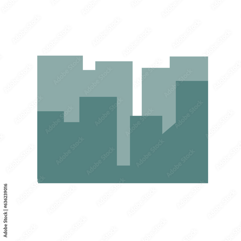City View Silhouette Illustration City View Silhouette Illustration