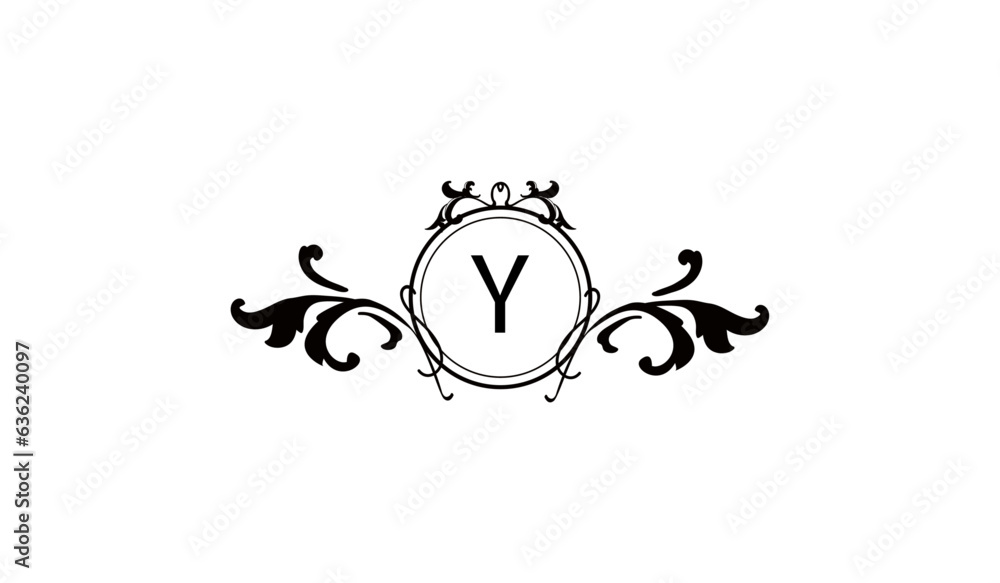 Obraz premium LUXURY CREST WINGS LOGO Y