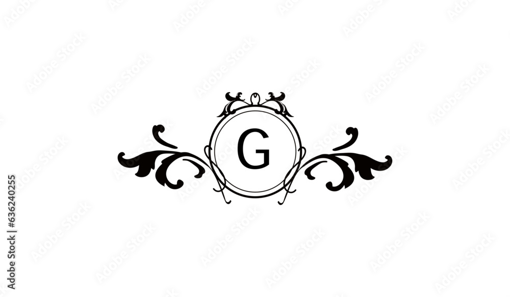 Fototapeta premium LUXURY CREST WINGS LOGO G