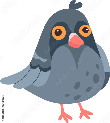 Grey Pigeon Character