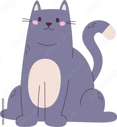 Sitting Cat Pet