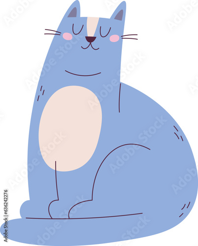 Sitting Cat Pet