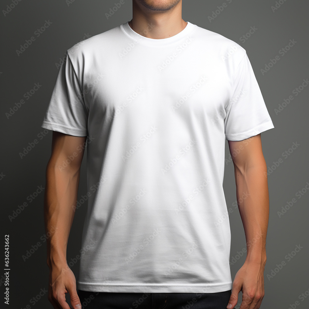 white t shirt with black background. white t shirt with black background.