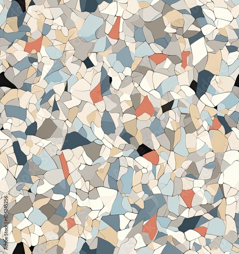 Marble floor seamless texture. Natural stones. SEAMLESS PATTERN. SEAMLESS WALLPAPER. Created with Generative AI technology.