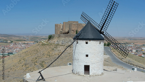 image of an antique windmill in toledo