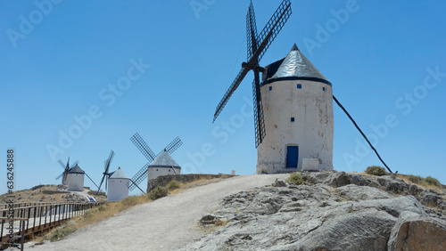 image of an antique windmill in toledo