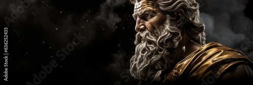 Zeus - The greek god of thunder.generative ai 