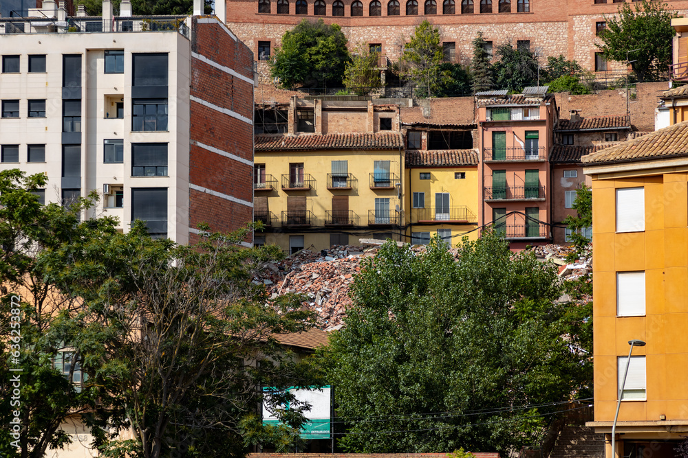houses broke down in the city teruel spain houses broke down in the city teruel spain