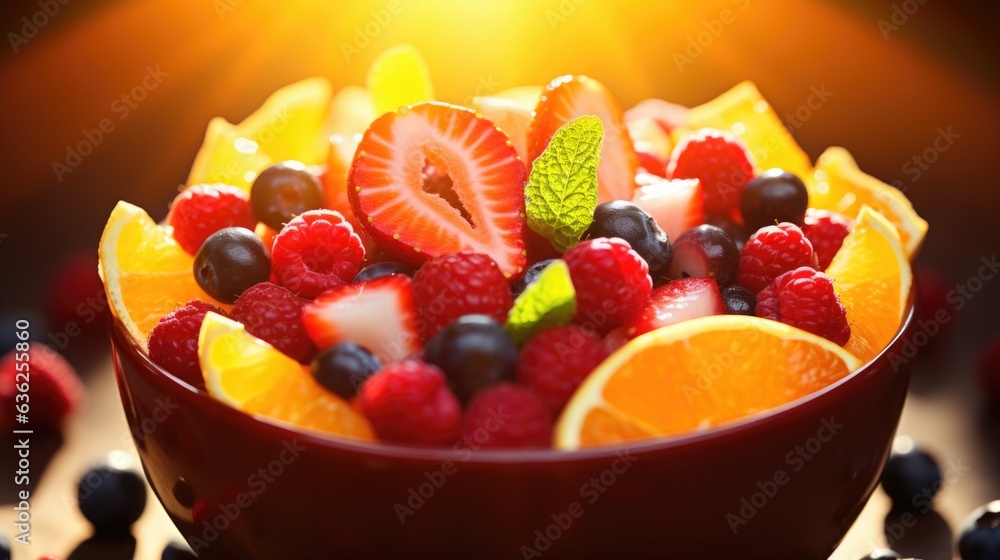 bowl of muesli with berries bowl of muesli with berries