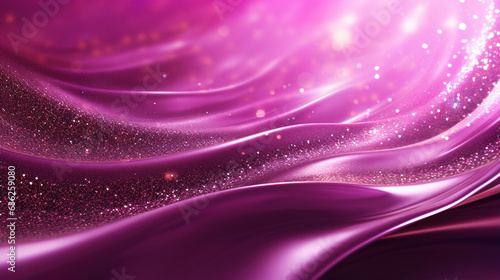Stampa su tela Abstract background with waves of smooth elegant magenta pink color silk or sati
