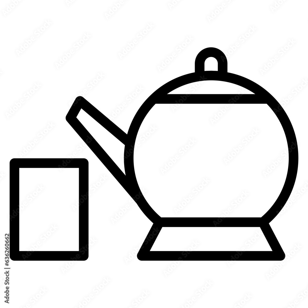 Obraz premium teapot line 