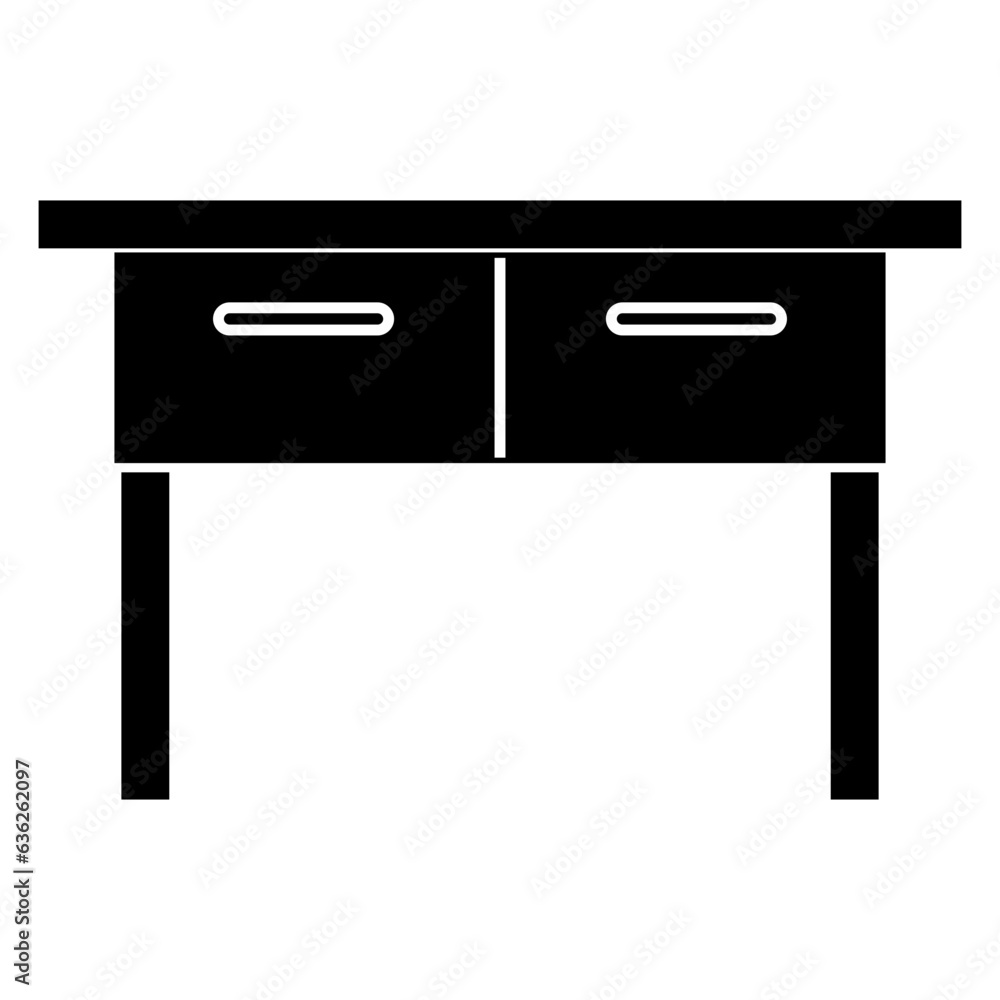 table isolated on white table isolated on white