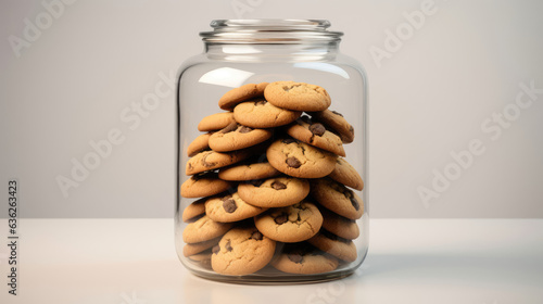 cookies in a glass