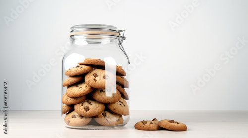 cookies in a glass jar