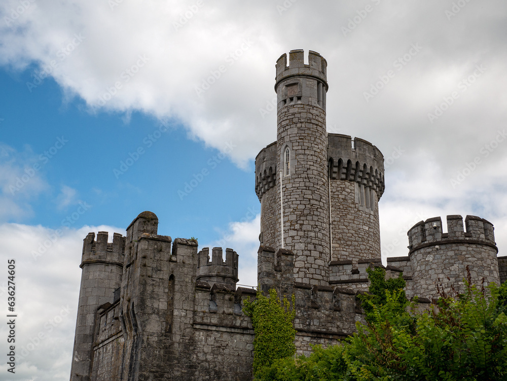 Old celtic castle tower, Blackrock castle in Ireland. Blackrock Observatory fortress Old celtic castle tower, Blackrock castle in Ireland. Blackrock Observatory fortress