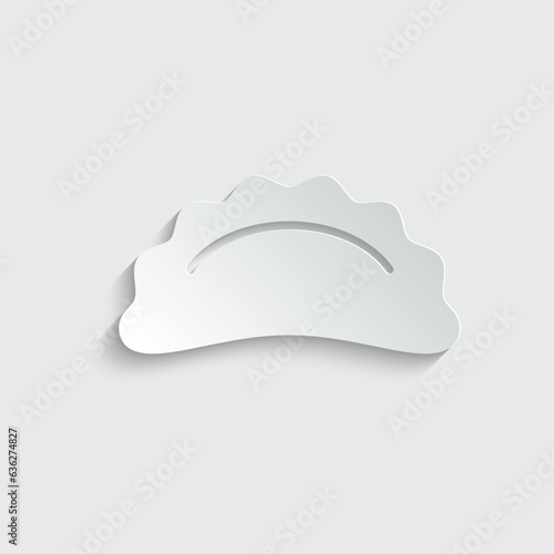 dumplings vector icon food icon restaurant sign