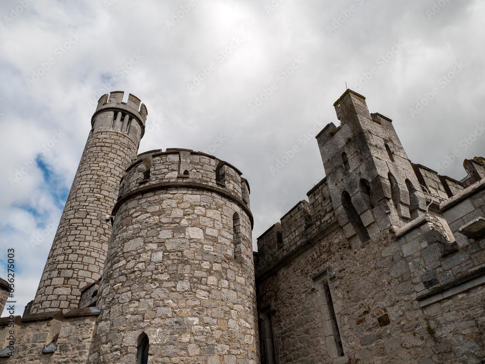 Old celtic castle tower, Blackrock castle in Ireland. Blackrock Observatory fortress