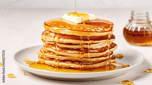 Wallpaper Mural pancakes with honey Torontodigital.ca