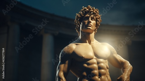 Apollo - The greek god of the sun.generative ai 