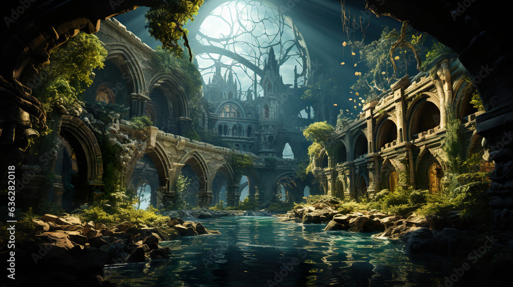 Captivating Views of The Legendary Lost City Of Atlantis Captivating Views of The Legendary Lost City Of Atlantis