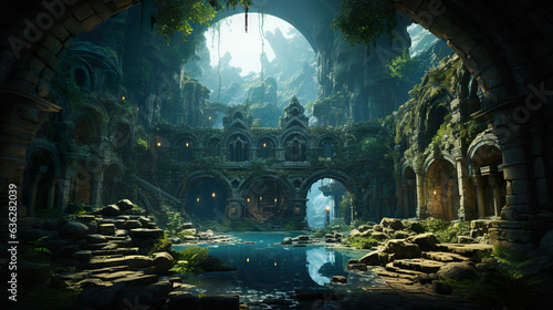 Captivating Views of The Legendary Lost City Of Atlantis