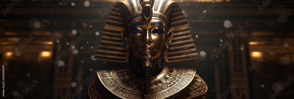 Osiris - The egyptian god of the afterlife.generative ai
 - obrazy, fototapety, plakaty 