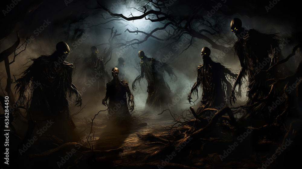 Scary Halloween Composition Scary Halloween Composition