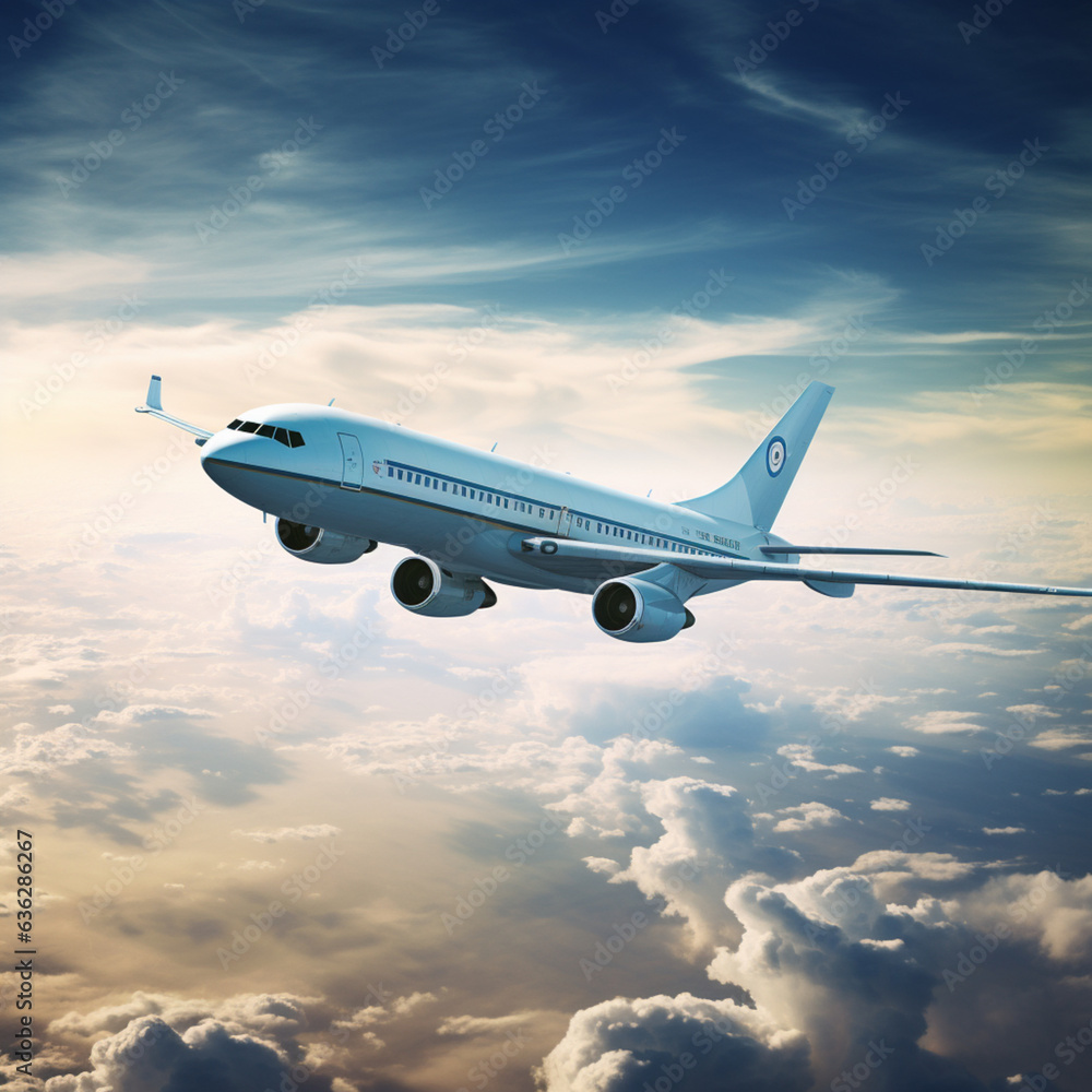 airplane in the sky airplane in the sky