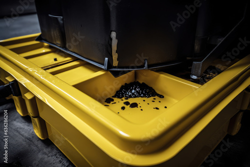 Captivating Macro View: Unveiling the Intricate Safety Mechanism of Heavy-Duty Industrial Spill Containment Equipment