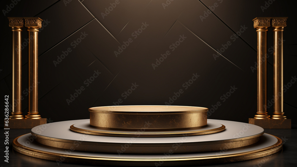 3d luxury podium for your product. Generative AI 3d luxury podium for your product. Generative AI