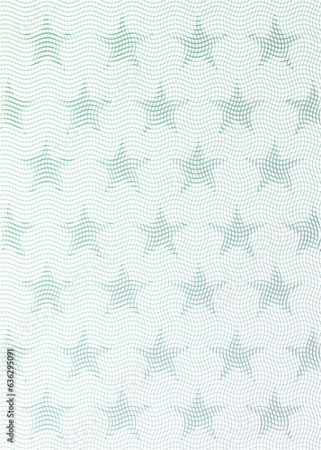 Blue-grey-green protective background with stars for document