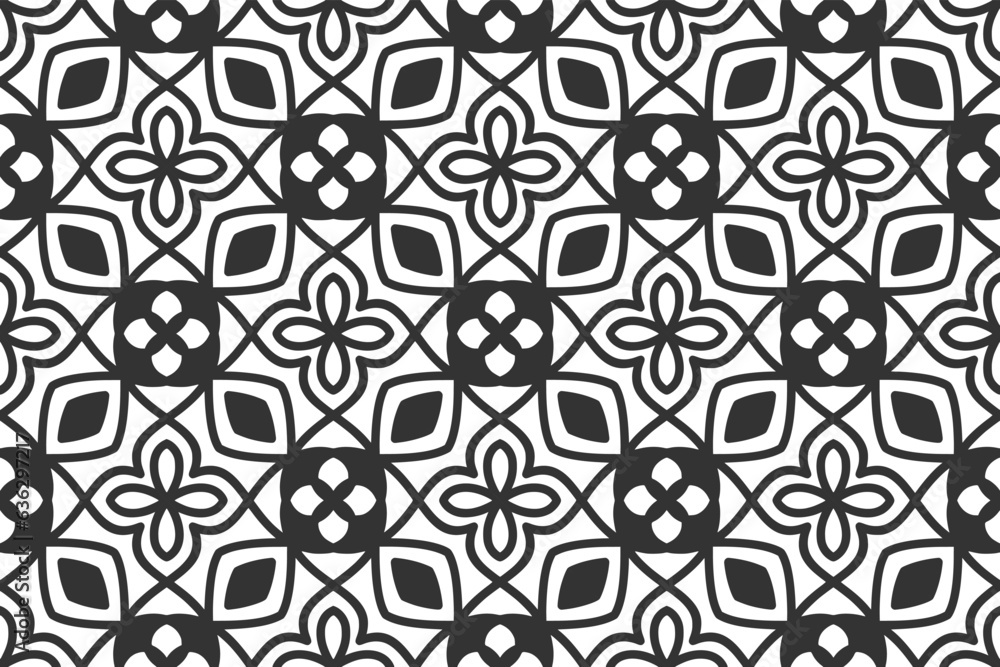 Seamless abstract geometric shape pattern Seamless abstract geometric shape pattern