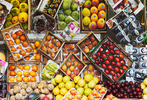 Fruits and vegetables for sale market in Rio de Janeiro © David Davis
