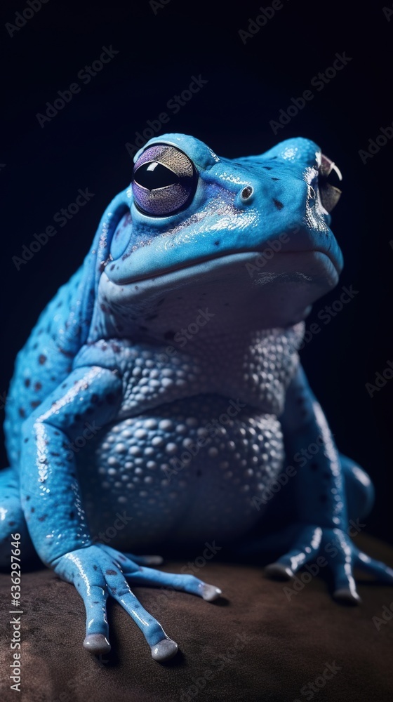 a closeup on a blue color tree frog a closeup on a blue color tree frog