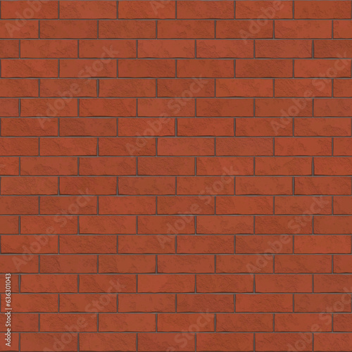 Wallpaper Mural Dark red brick wall texture. Grunge seamless slanted texture. Neat dark red ceramic brick wall. Torontodigital.ca