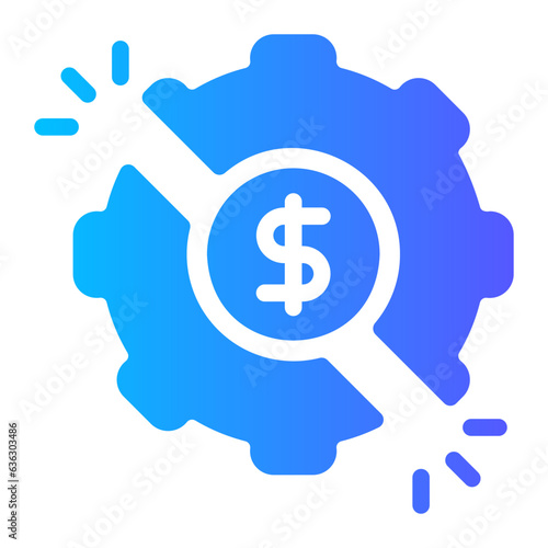 disruption gradient icon