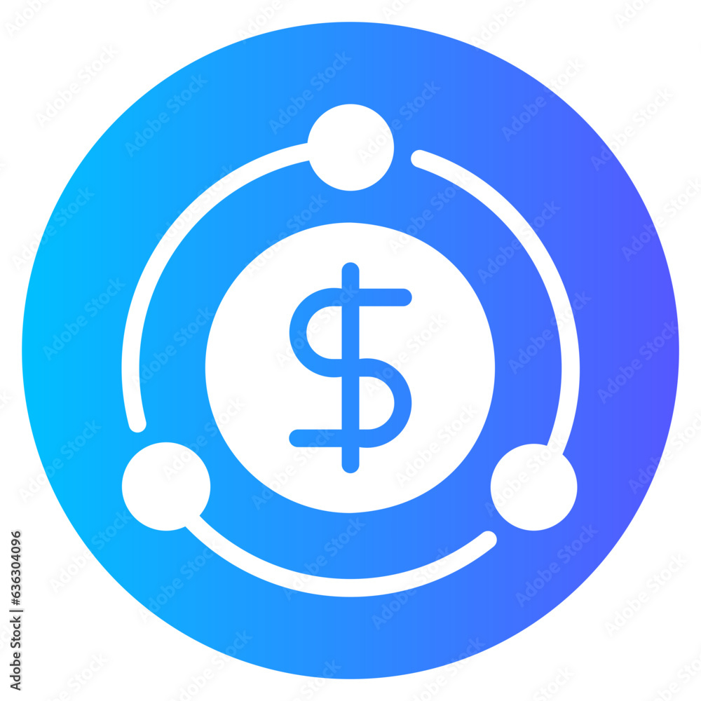 connection gradient icon connection gradient icon